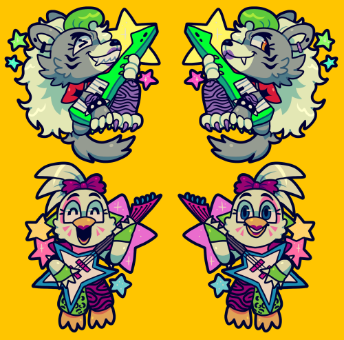 FIVE NIGHTS AT FREDDY’S: SECURITY BREACH DOUBLE SIDED CHARMS ARE OPEN FOR PREORDERS! For 2-3 charms 