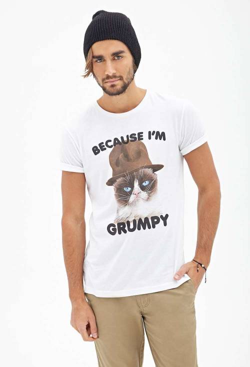 wantering-blog: #BestGiftEver: For the Meme Expert Forever 21 Grumpy Cat Graphic Tee