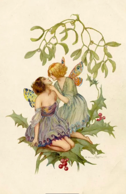 sapphetti:Two Butterfly Fairies Kissing on