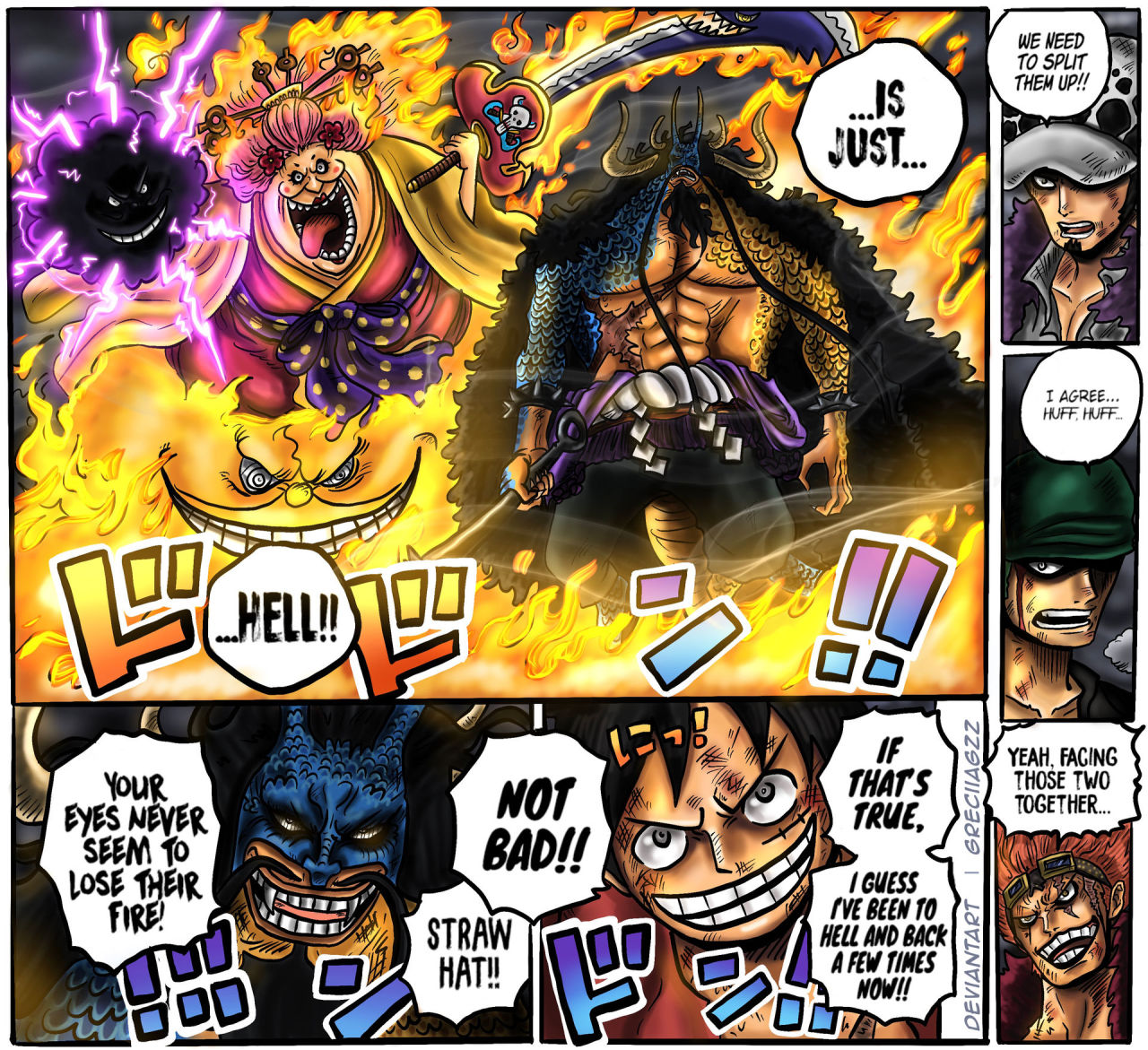 Jokerfan99 Ch 1008 Hell In Wano By Greciiagzz Colored