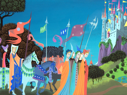 Visual Development For Sleeping Beauty (1959) By Eyvind Earle