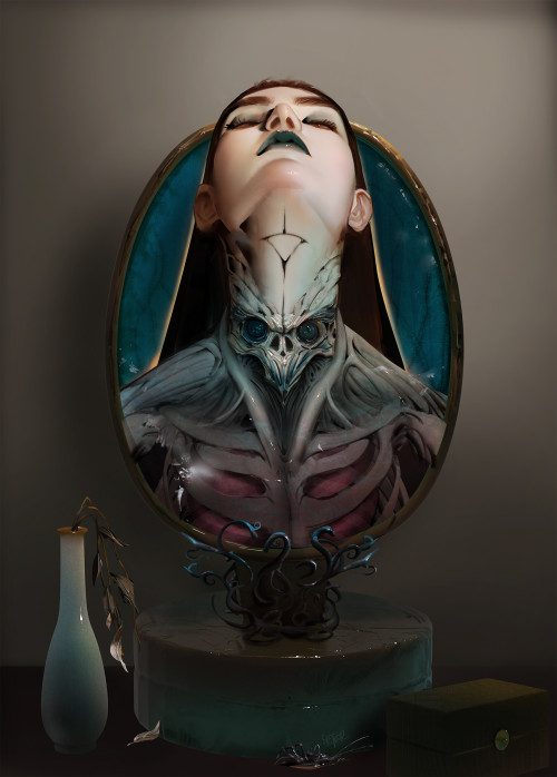 The Dark And Sinister Fantasy Themed Artworks Of Peter Xiao - Https://www.this-is-cool.co.uk/the-sinister-fantasy-creations-of-peter-xiao/