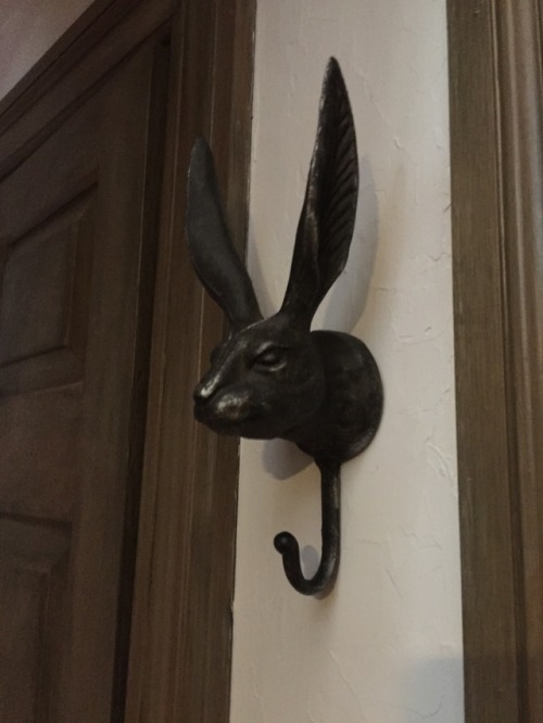 A Castle in the Sticks — We picked up this cast iron rabbit hook