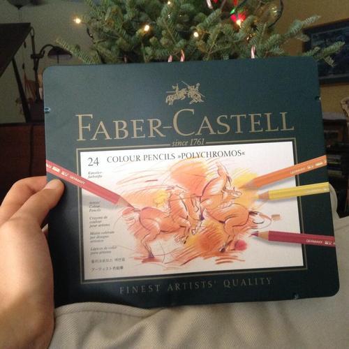 Art by Heather F. R. — Faber-Castell Polychromos Vs. Prismacolor Colored