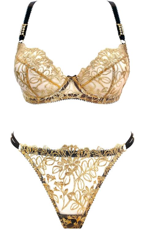 Martysimone:  Edge O’ Beyond | Carol • In Shimmering Gold Laurel Embroidery +