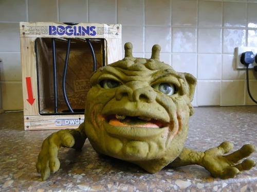 vintagegeekculture:Boglins, an ahead of its time line of grotesque puppets by Mattel, from 1987.