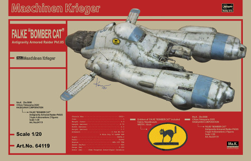 rocketumbl:Kow YokoyamaHasegawa Maschinen Krieger Package Art