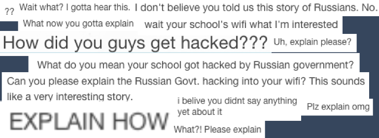 oraclecave:  oraclecave:  I told you guys that my school’s wifi got hacked by the