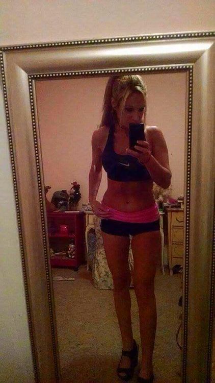 Getting ready to head to the gym to perfect this bimbo body. Hope you boys and girls enjoy. Reblog I