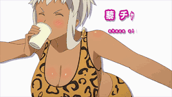 geekearth:  Anime Trope #34 - HUGE Boobs I mean these breasts defy all logic…