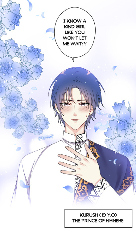 The new character has appeared :3 He’s a prince ~The new chapter are out, read it on webtoon~Series: