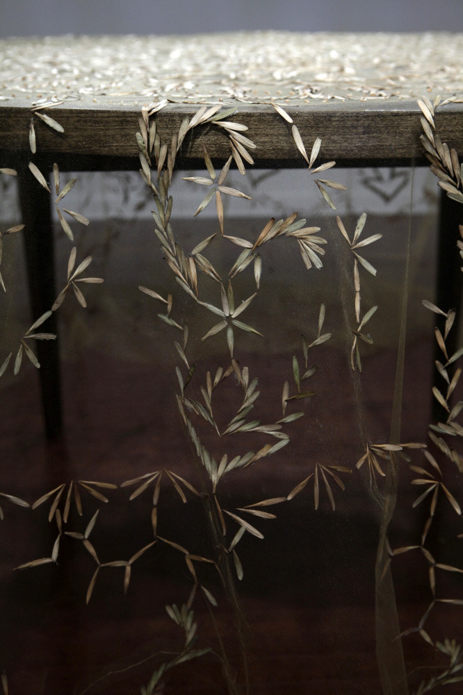 itscolossal:  Heirloom: A Tablecloth Created with Lace-like Patterns of Collected