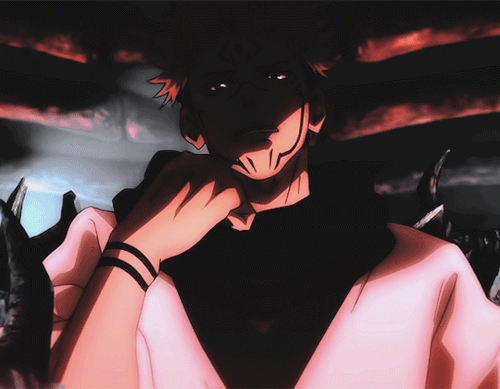 ❝Even if the parts of me inside you die, there are eighteen other fragments of my soul❞ 
SUKUNA — Jujutsu Kaisen #**mygifs#jujutsu kaisen#sukuna#jjkdaily#jjkedit#jjk#hyeahjujutsu#ryomen sukuna #jujutsu kaisen gifs #sukuna gifs#anime#anime gifs #have these from yesterday these didnt fit anywhere so.. still a cool aprt and i love him *.*  #*part lol cant type