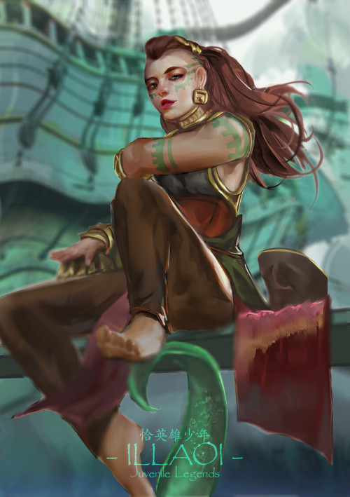 Illaoi- League of Legends by ShiVoodoo.deviantart.com on