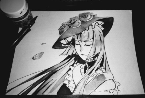 day 4 of inktober is also umineko because why not. here’s virgilia