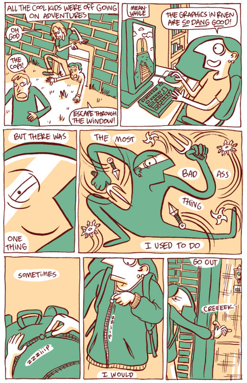 fire-plug:Here’s a little comic I did about some of the stupid teenager stuff I used to do growing u