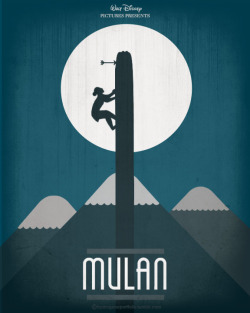 hydrogeneportfolio:  Minimal Film Poster - Mulan (1998)