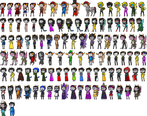 theinsanityinsideme:worldofkillead:Check out this photo! These are most (if not all) the sprites fro