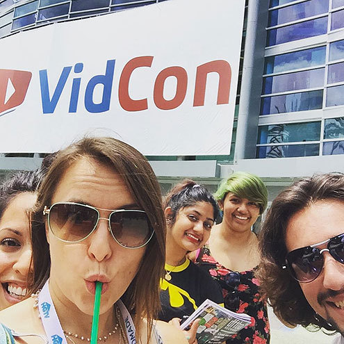 Some of my favorite vidcon selfies ( im saying some bc jfc theres a lot!)