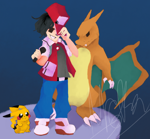 m6lka:trainer red from fnf ;w;