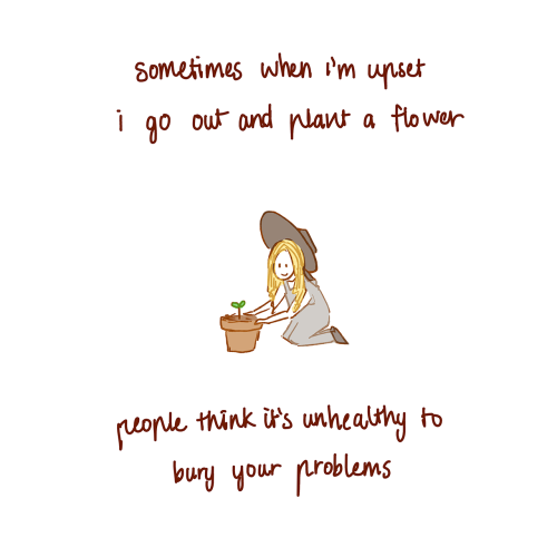 breelandwalker:cunningcelt:rhv:a small doodle about burying ur problems did… did she murder her prob