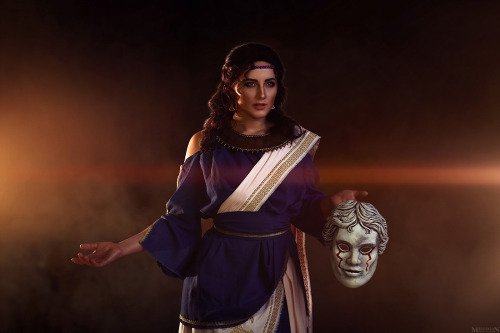   Kate Lann as Kassandra Niamashina as Aspasia Photo, make-up by me https://www.instagram.com/milliganvick/