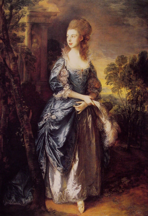 thomas-gainsborough:  The Honourable Frances Duncombe, 1777, Thomas GainsboroughMedium: oil,canvas