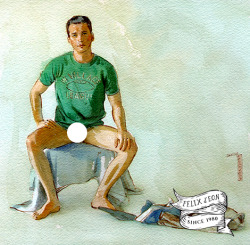 These are some watercolor paintings of Brandon I painted around 15 years ago, from the live model. I haven't shared these...