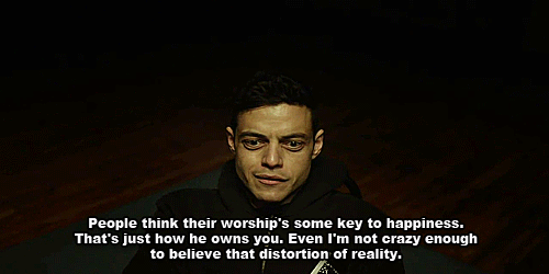 that1guykaiser:askflyleaf:friendly-neighborhood-patriarch:inkxlenses:Favorite Mr. Robot Scenes→