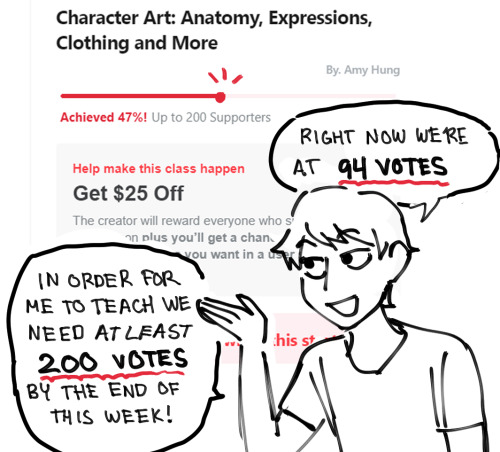 Hey guys, I’m making an online character art class! INFO &amp; VOTE HEREIt’s at an interest check ph