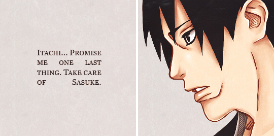 seiikas:  Naruto characters + Quotes about Sasuke   ↳ 23.07.2017 | Happy Birthday,
