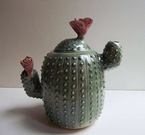 Porn irisnectar:  Ceramic cactus teapot by L’officina on photos
