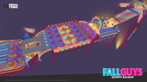 Fall Guys Hit Parade concept art, including the night mode we were exploring at some point. :)