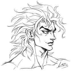 lintufriikki:  i never really got a hang of dio’s features, probably because he looks different in pretty much every single picture, so here i am trying to learn how to draw him