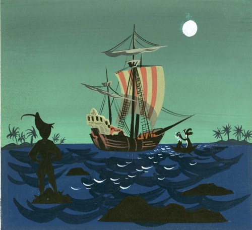 Peter Pan concept art by Mary Blair