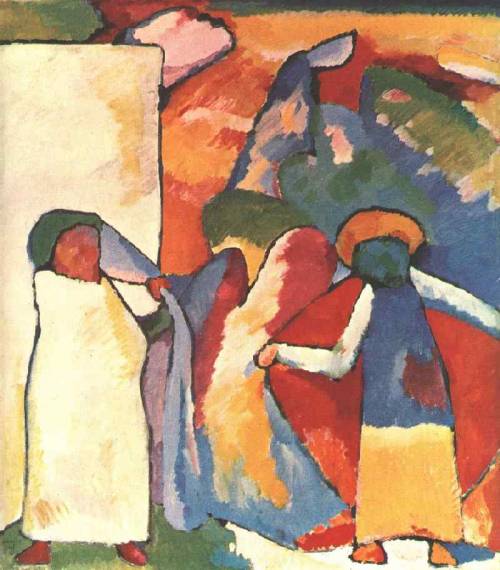 artist-kandinsky: Improvisation 6 (African), 1909, Wassily Kandinsky Medium: oil,canvaswww.w