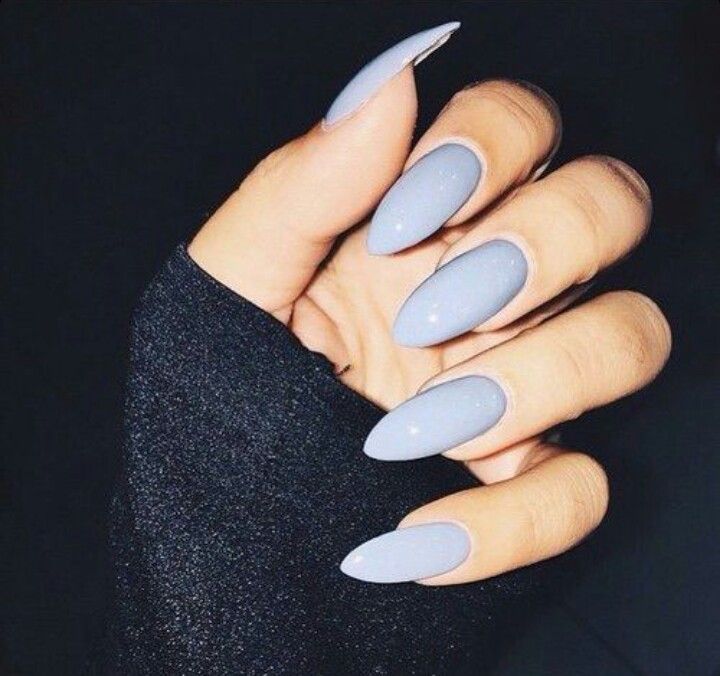 Featured image of post View 10 Pastel Blue Acrylic Nails Almond
