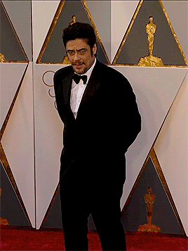 yorgoslanthimos:Benicio del Toro on the Oscars red carpet