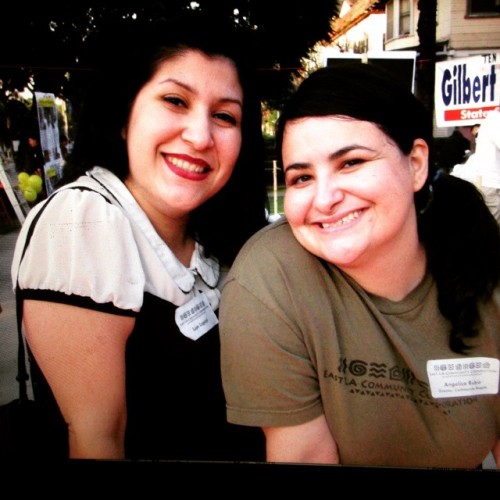 #tbt with my bff Lupe at the @elaccorg posada over 5 years ago! Tonight, ELACC celebrates another year of service to #BoyleHeights with the annual posada. Have fun, friends!