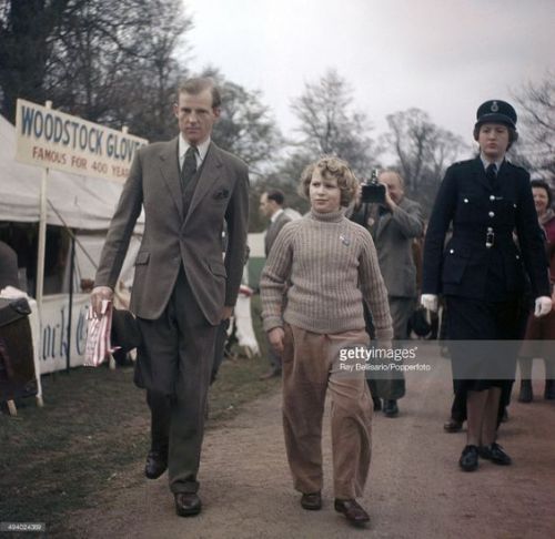 holdhard: Princess Anne shopping at Badminton Horse Trials in 1960