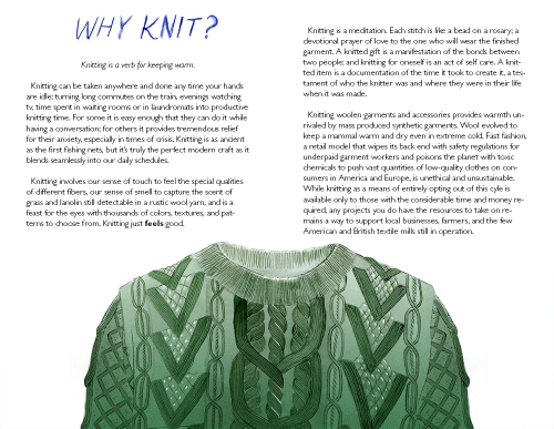 blackblobyellowcone:HOW TO KNIT (2016) by Celine Loup, pgs 1-18. Part Two. Part Three. This is the f