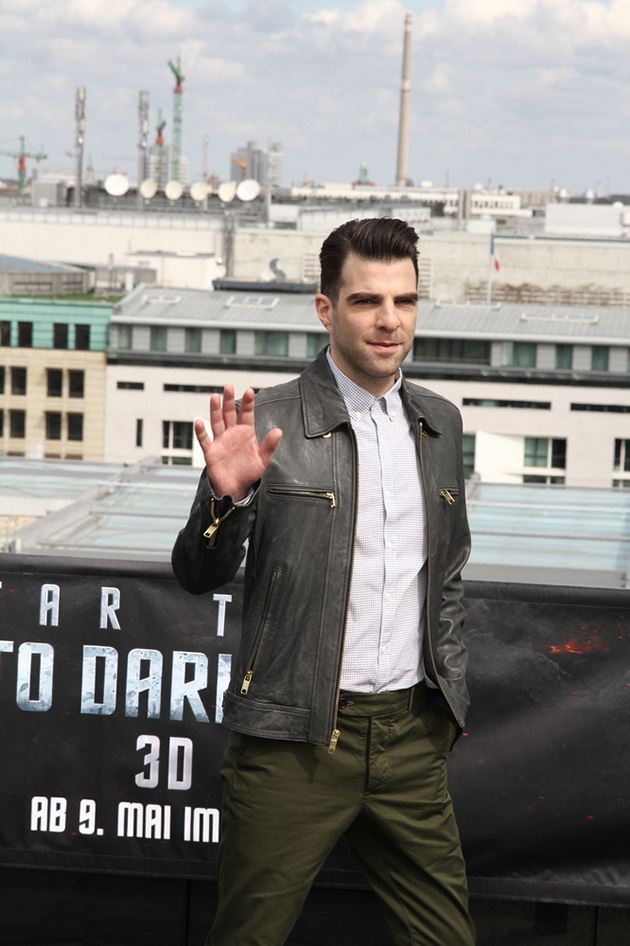 hurt-spock: startrek-beyond: Star trek into darkness photocall Berlin // April 28th