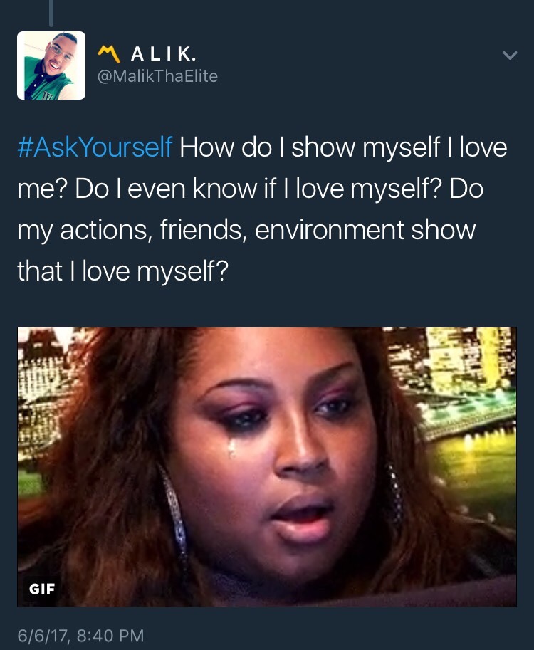 nikareeashlee:  humble-sass7:  malikthaelite:  Issa #AskYourself Thread 🤔  Wow…reading