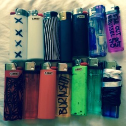 Fucckk:  When You Clean Your Room And Find Your Lighters 