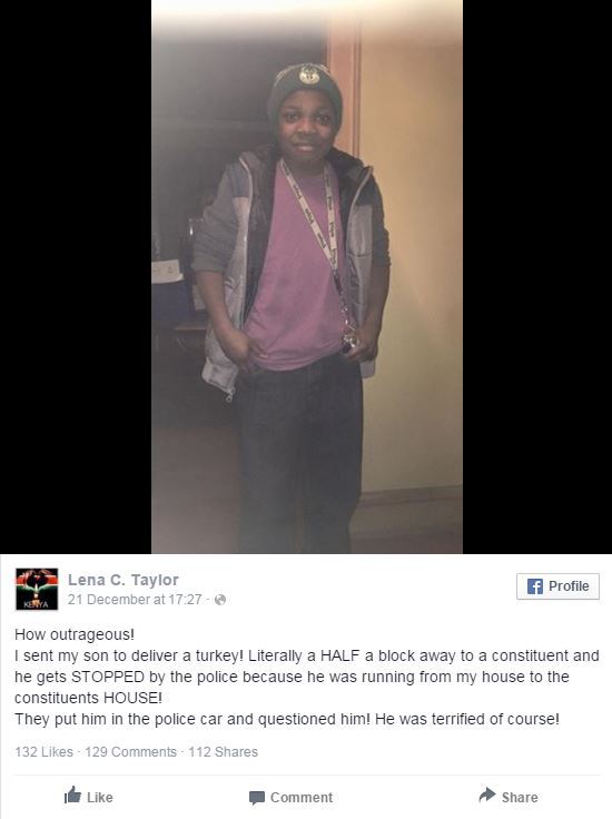 Black Senator’s Son Irrationally Detained By Police While Delivering Holiday Meals
