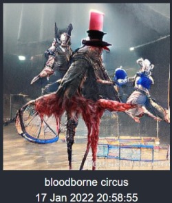 #bloodborne#circus#neuralblender#neural blender#ai art#mine