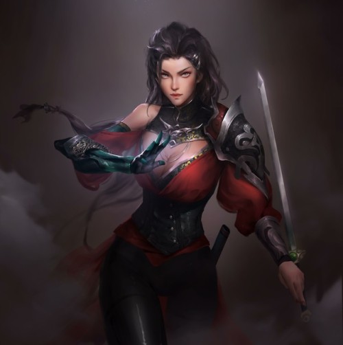 义手姑娘  HAOTIAN SHI www.artstation.com/artwork/v1yQBd