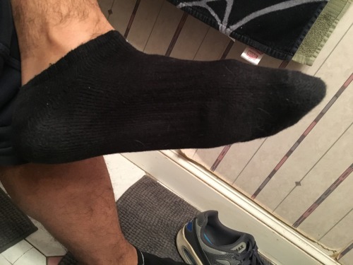 Porn Pics collegesocks22:  My gym socks and Nike sneakers