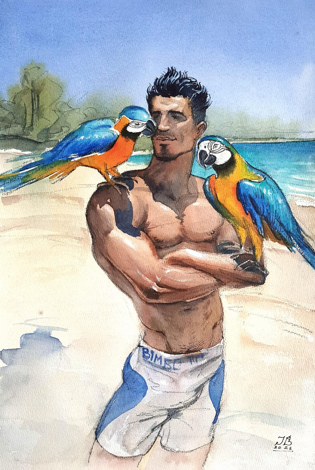 alanspazzaliartist-deactivated2:Ivan Bubenkov Russian queer illustrator