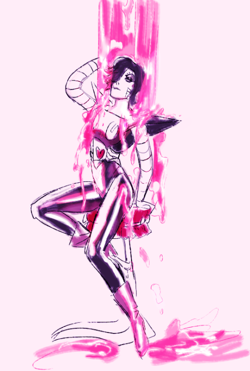 weenie-kun:a warmup mettaton splashed in nice cream or whatever the lore said